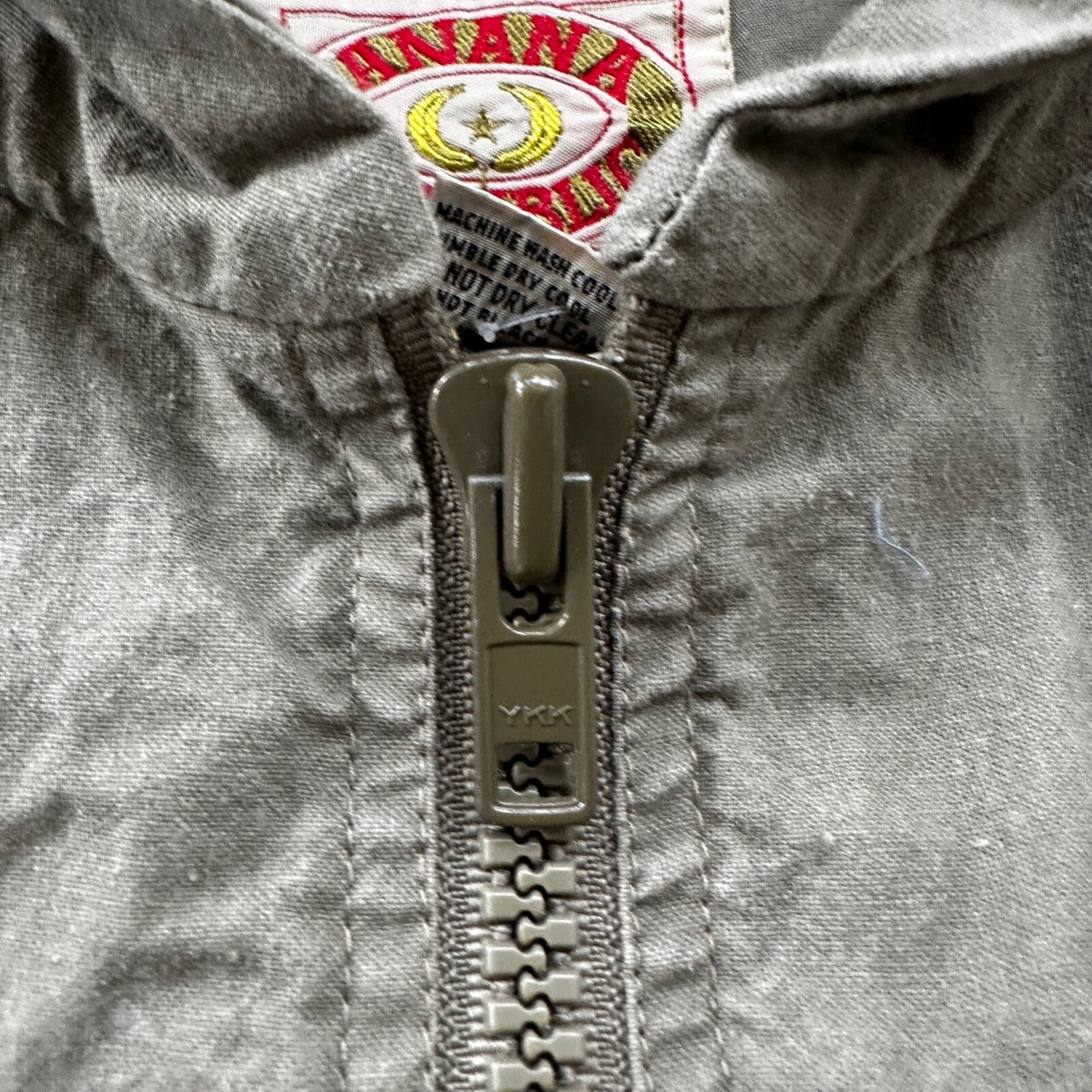 Vtg Banana Republic Size S Safari Travel Vest Animal Print RARE 70s