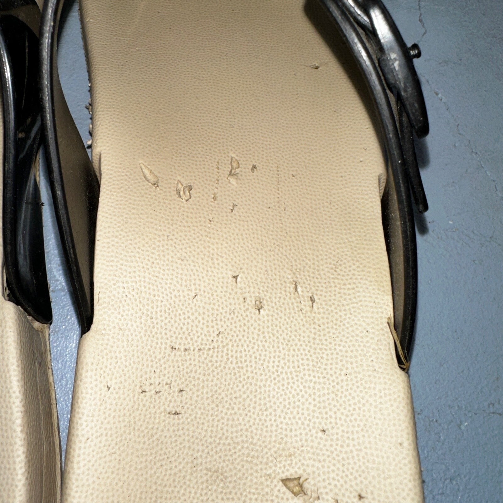 Gezer Slip On Sandals Open Toe Slide Womens 39EU Black Simple Y2K VTG Style