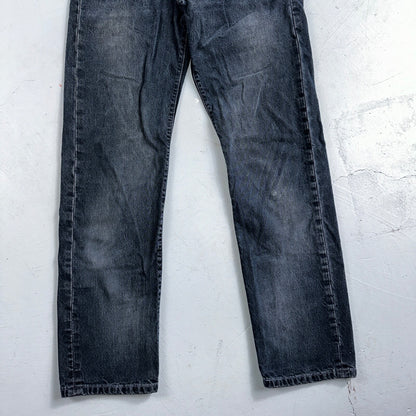 Levis 501 Vintage 90s Mexico Straight Leg Jeans 30x32 Y2K Dark Wash Act 29x31