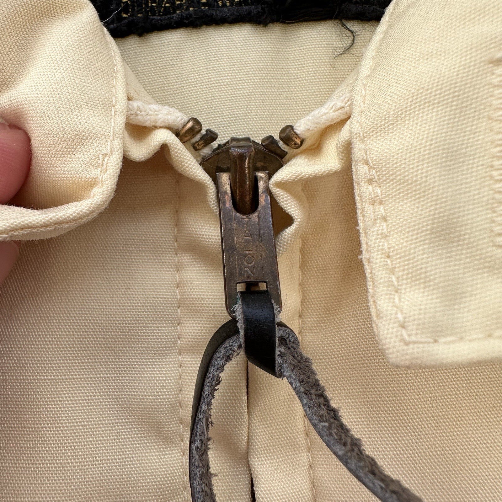 Vintage Work Jacket Men's Yellow Full Zip Gabardine 60s Talon 70s Chore Light