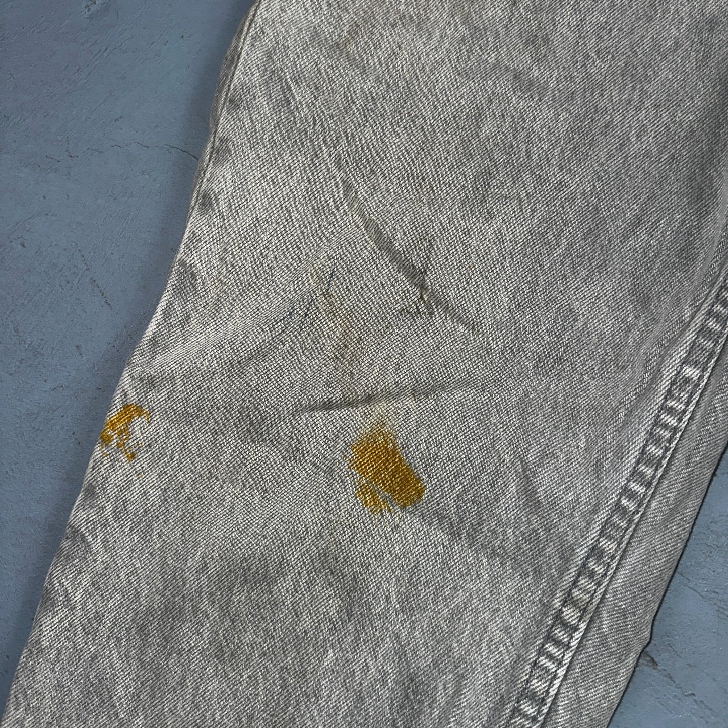 Levis 501 Vintage 80s USA XX Straight Leg Jeans Gray Acid Wash 31x32 Act 29x30
