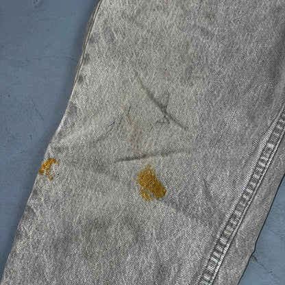 Levis 501 Vintage 80s USA XX Straight Leg Jeans Gray Acid Wash 31x32 Act 29x30