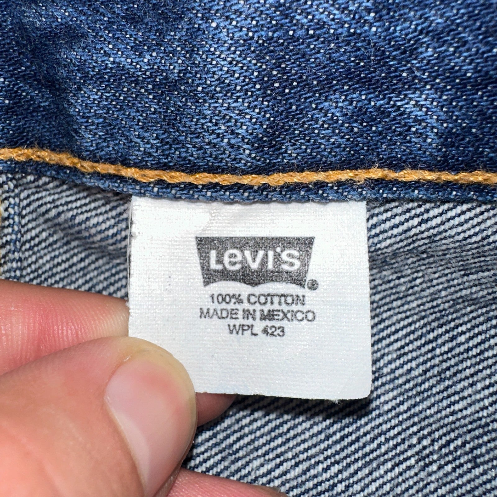 Levis 501 Vintage 90s Y2K XX Straight Leg Jeans Blue Med Wash 42x32 Act 40x29