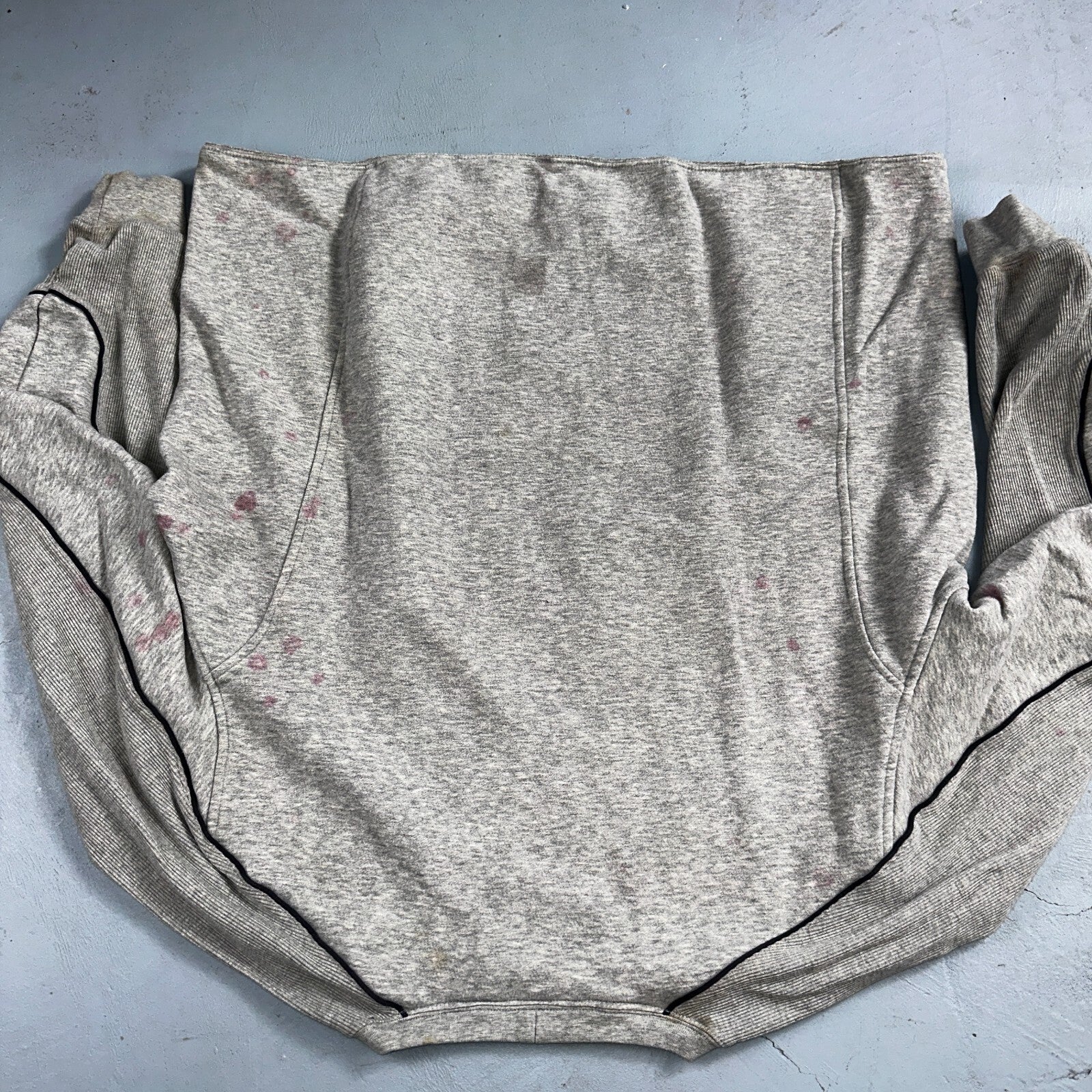 Nike 2XL Silver Tag Sweatshirt 90s VTG Crewneck Y2K Speed Stained Air Max Promo