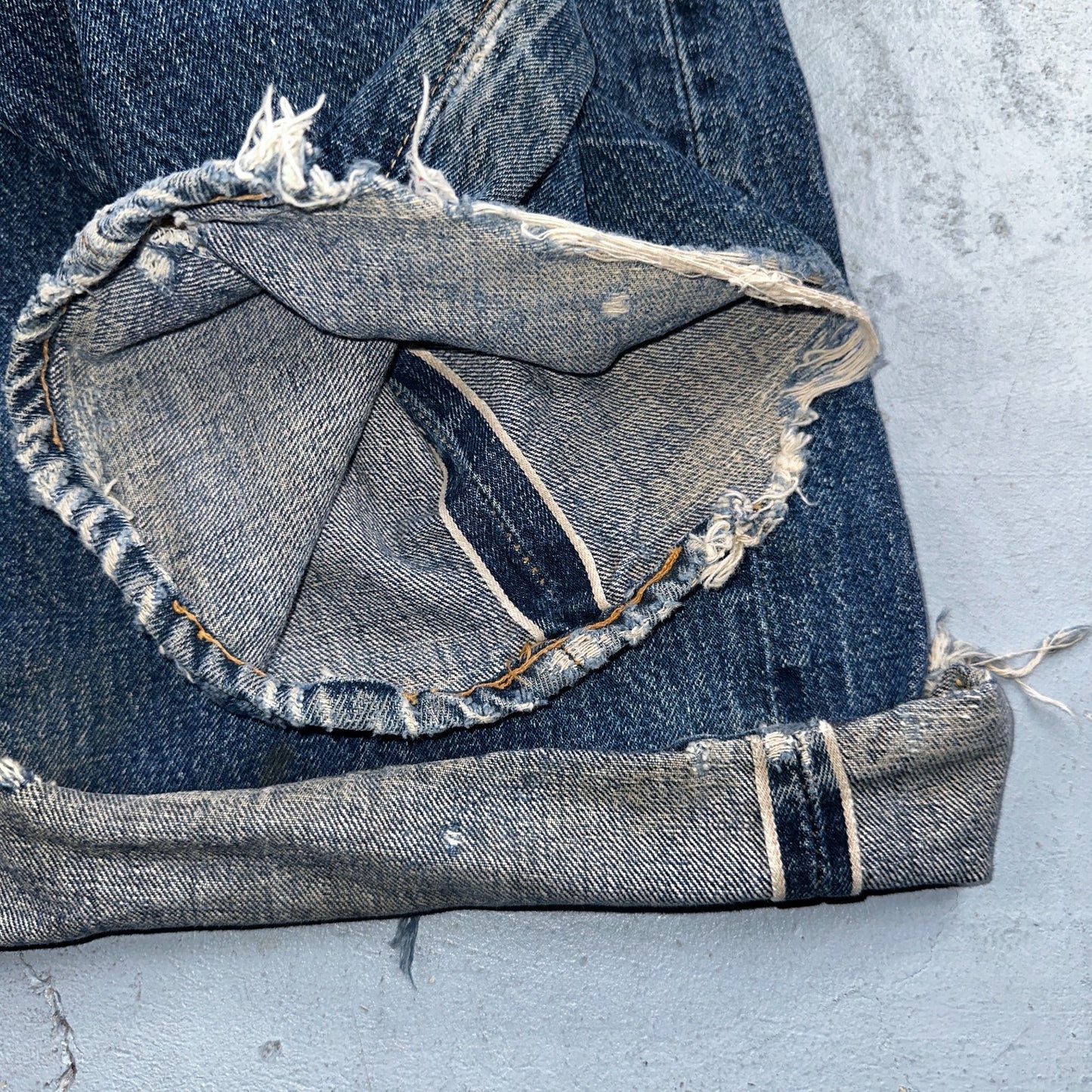 Levis 501 Vintage 70s SS Redline Selvedge USA XX Jeans Med Wash 48x30 Act 44x26