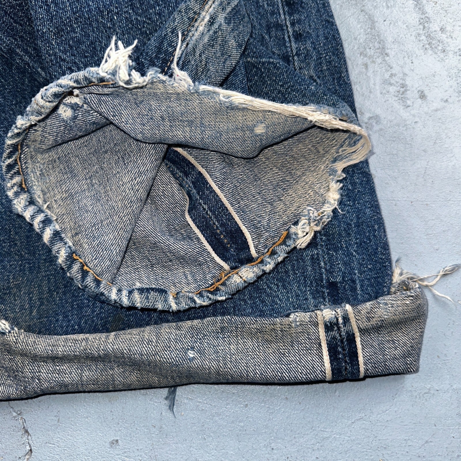 Levis 501 Vintage 70s SS Redline Selvedge USA XX Jeans Med Wash 48x30 Act 44x26