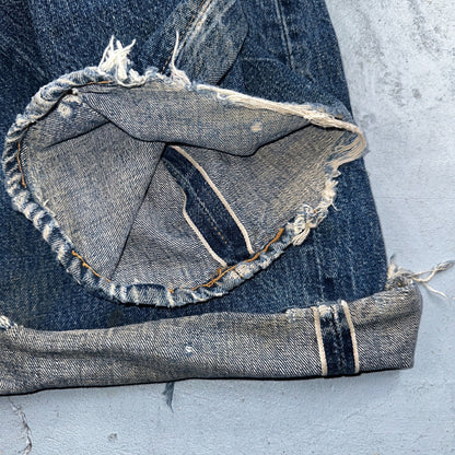 Levis 501 Vintage 70s SS Redline Selvedge USA XX Jeans Med Wash 48x30 Act 44x26