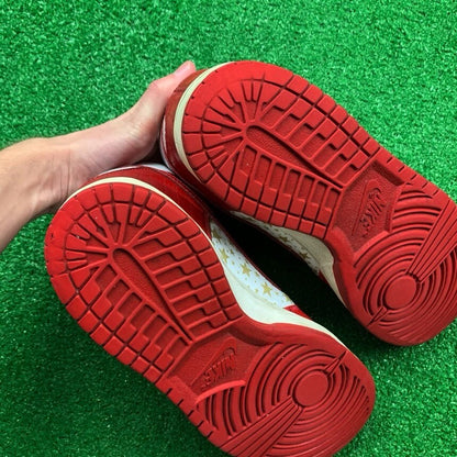 2003 Nike Supreme Dunk High Pro SB Stars Low Red Box Logo 307385-161 9 VTG  