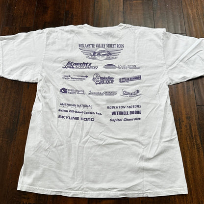 Carousel Cruise Cars 2002 VTG T Shirt Nascar Racing Old Antique Salem Riverfront