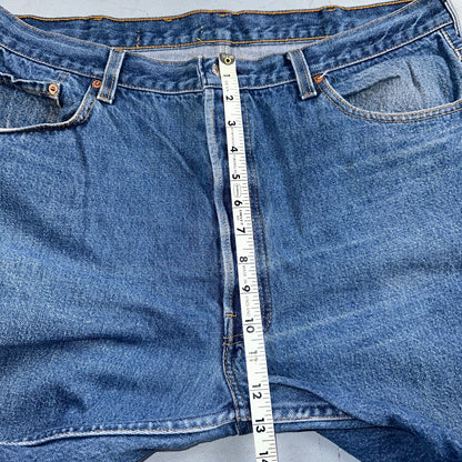 Levis 501 Vintage 80s USA XX Straight Leg Jeans Blue Med Wash 42x33 Act 37x28