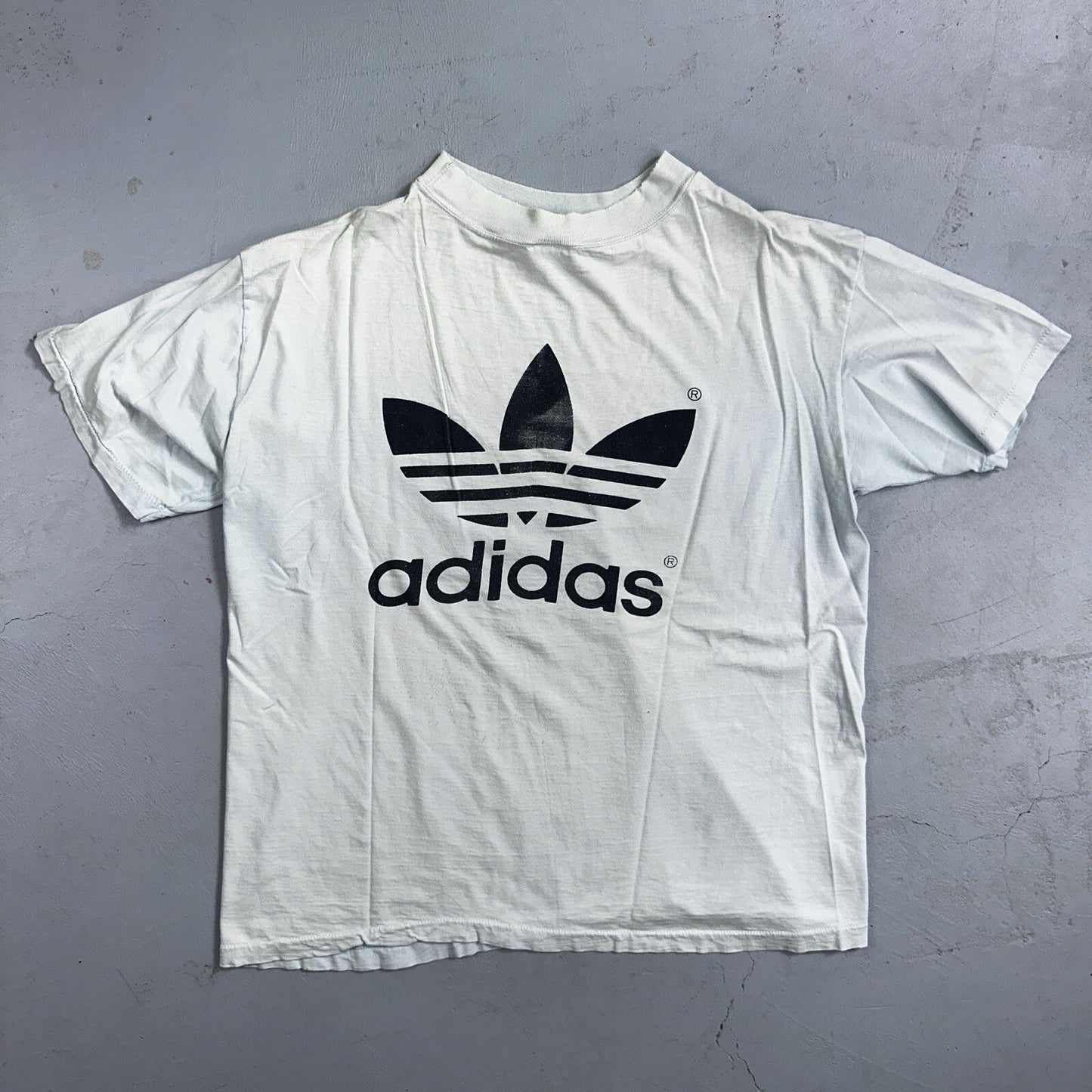 Adidas VTG 1980s Oregon Bend Trefoil T Shirt Blue Size XL 80s Marathon RARE PDX