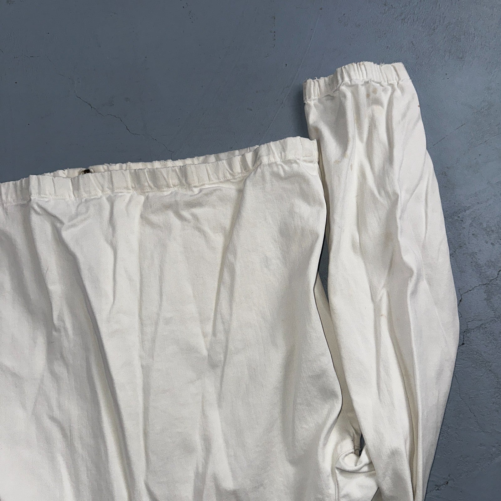 Vintage Polo Ralph Lauren Harrington Jacket White Cotton Size M USA Crop Fit