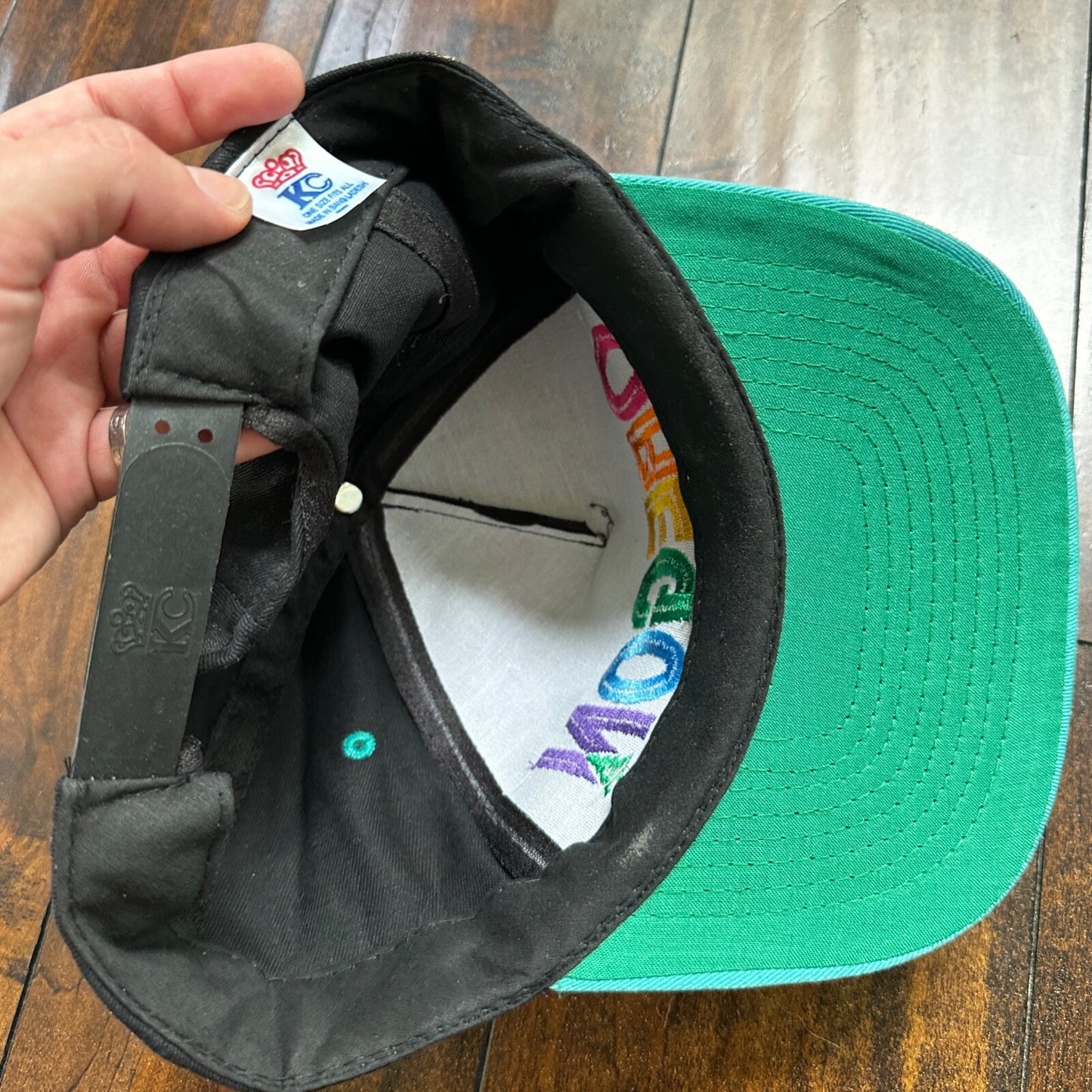 Oregon VTG Hat Cap Snapback Rainbow LGBTQ Cool Support Black Liberal Fun Cute