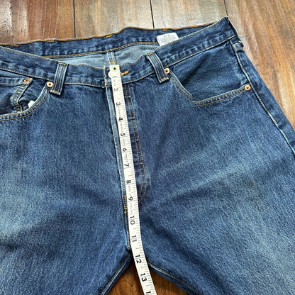 Levis 501 Vintage Y2K Straight Leg XX 2000s Jeans 38x30 Med Wash Act 36x27
