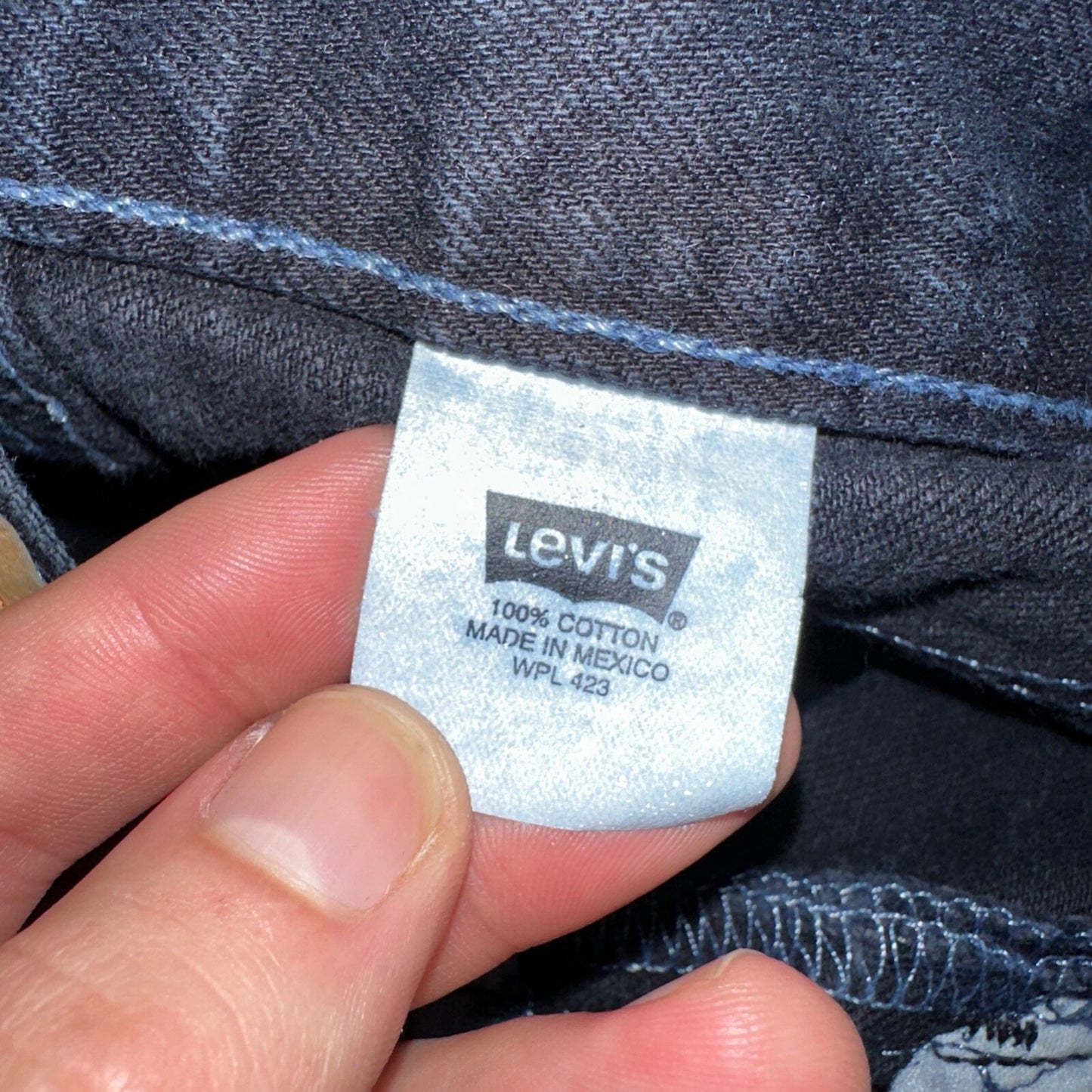 Levis 501 Vintage 90s Mexico Straight Leg Jeans 30x32 Y2K Dark Wash Act 29x31