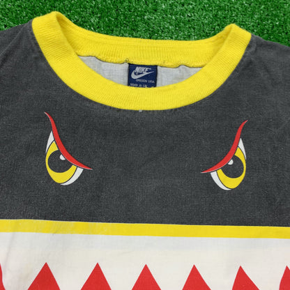 Nike Vintage Sweatshirt Mens T Shirt Sharks Crewneck AOP Basketball Jordan RARE