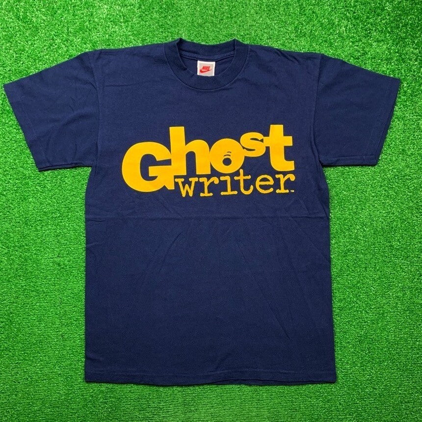 Ghost Writer Promo Vintage Nike T Shirt USA Rare Movie Rap TV Show 90s OG Memory