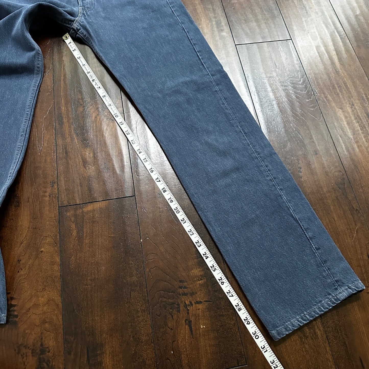 Levis VTG 90s 501 Button Fly 31x32 USA Tag Jeans Straight Wash Blue XX Act 28x31