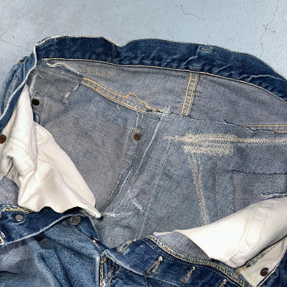 Levis 501 XX Big E Vintage 50s Redline Selvedge USA XX Reworked Jeans 29x29