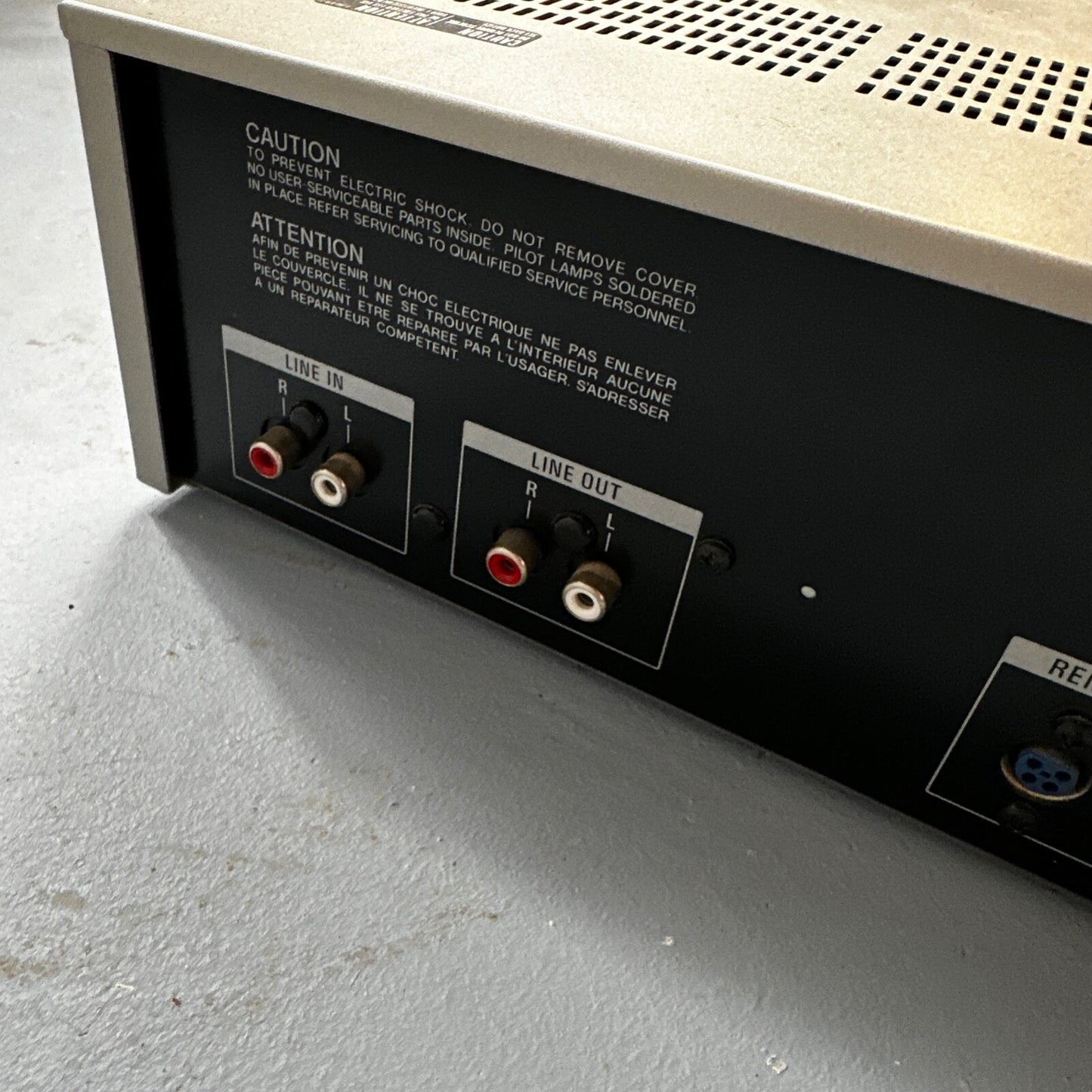 Sony TC-FX1010 Tape Deck Rare Find Cassette Broken For Parts As Is