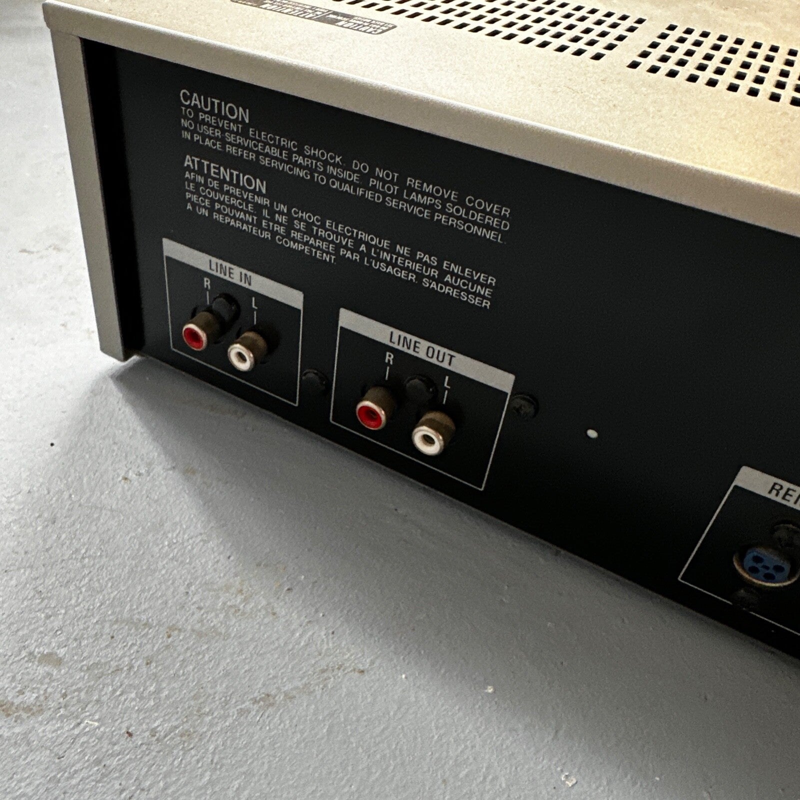 Sony TC-FX1010 Tape Deck Rare Find Cassette Broken For Parts As Is