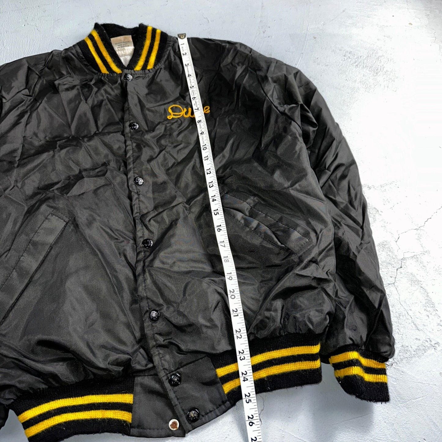 Vintage Pittsburgh Pirates Starter Satin Jacket Nylon 80s Black Chainstitch Duke