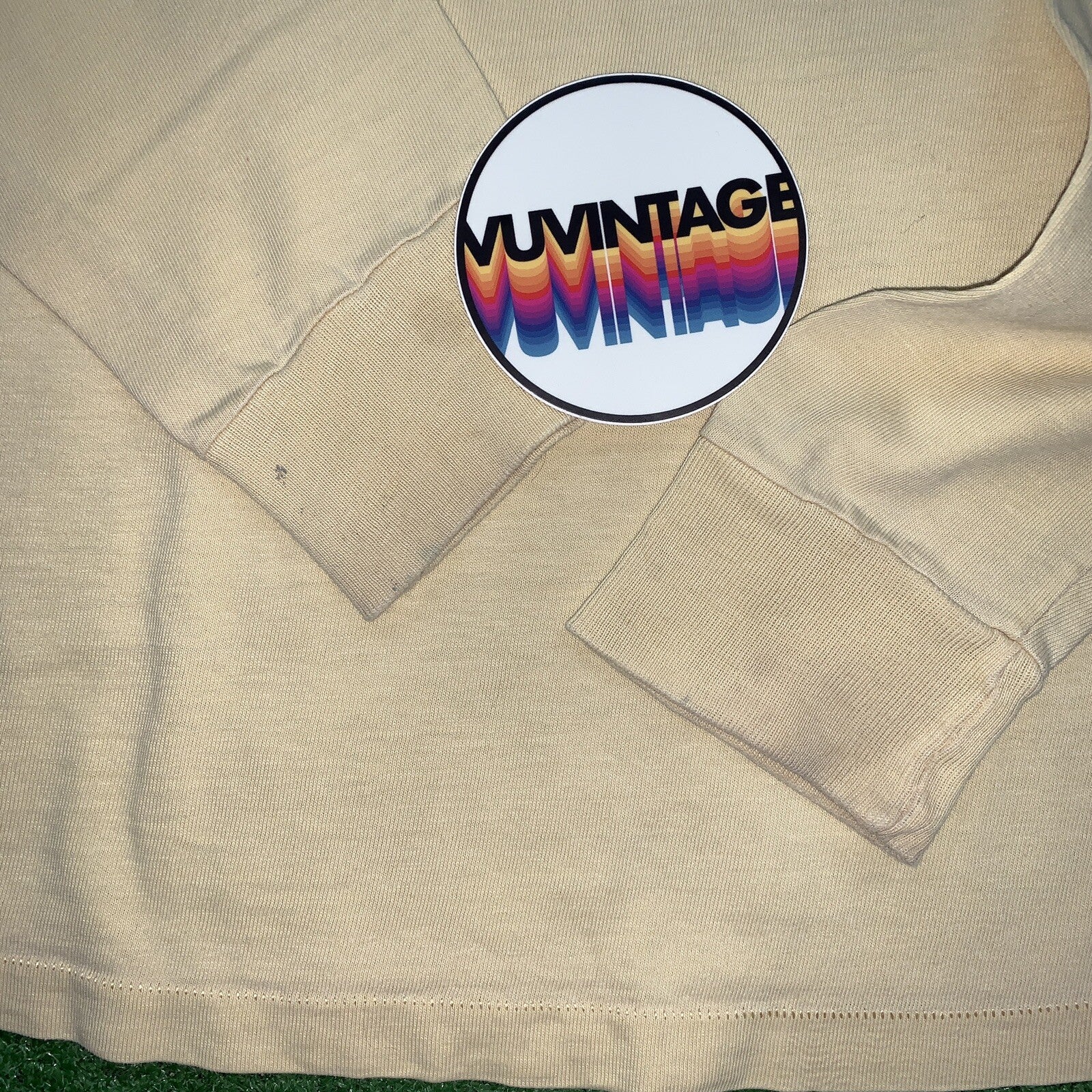 HIKE NIKE 80s Vintage T Shirt OG Rare Grail Geisha Rap Japan Yellow Long Sleeve