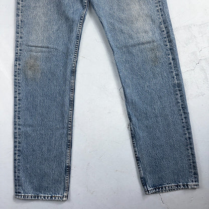 Levis 501 Vintage Y2K XX Straight Leg Jeans 90s Blue Light Wash 34x36 Act 32x34