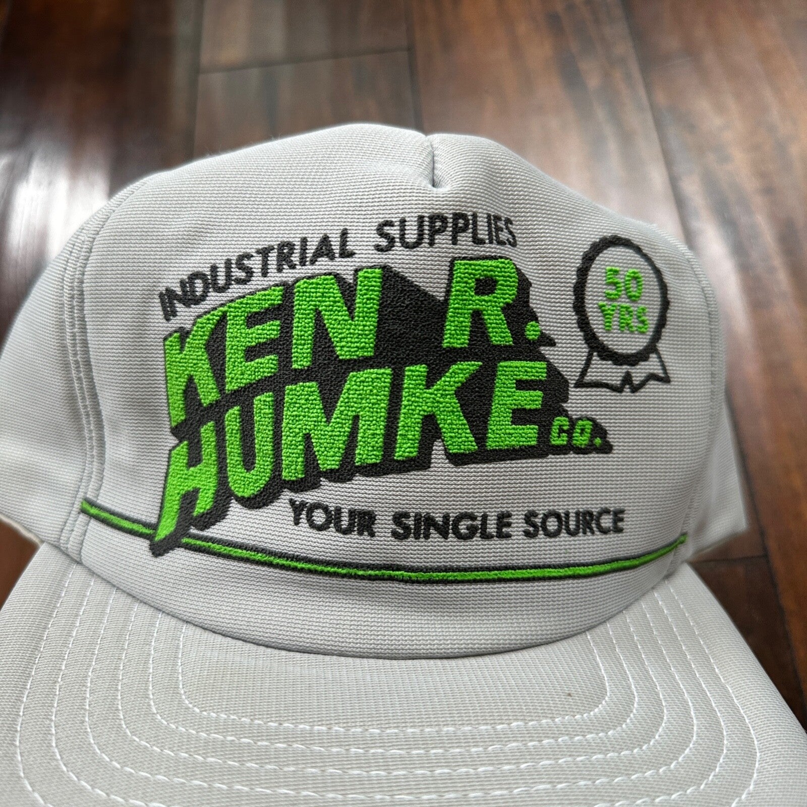 Ken R Humke VTG Hat Cap Snapback Rare 80s Industrial Supplies Danny Phantom Truc