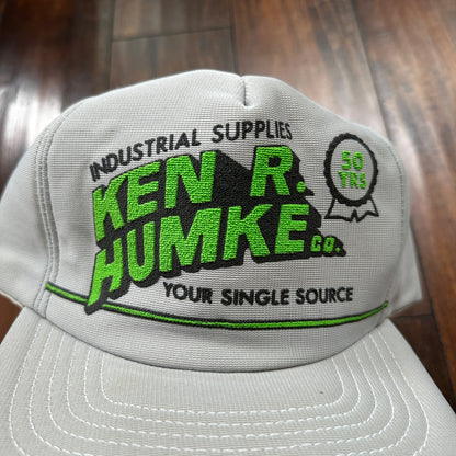 Ken R Humke VTG Hat Cap Snapback Rare 80s Industrial Supplies Danny Phantom Truc
