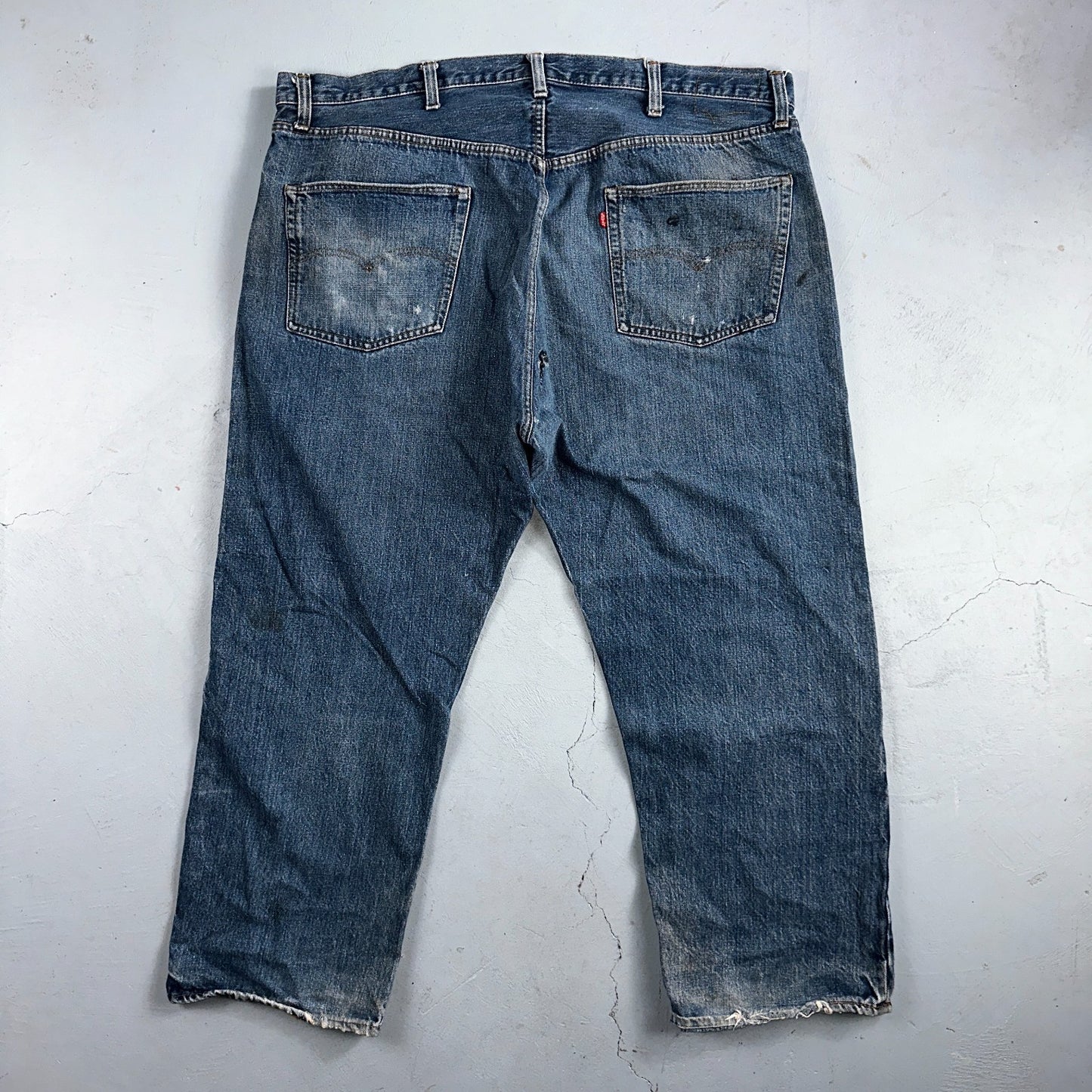 Levis 501 Vintage 70s SS Redline Selvedge USA XX Jeans Med Wash 48x30 Act 43x26