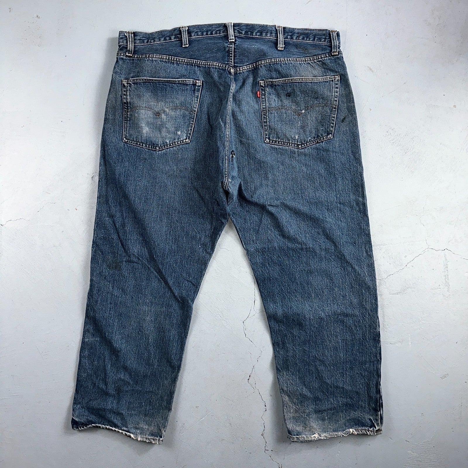 Levis 501 Vintage 70s SS Redline Selvedge USA XX Jeans Med Wash 48x30 Act 43x26
