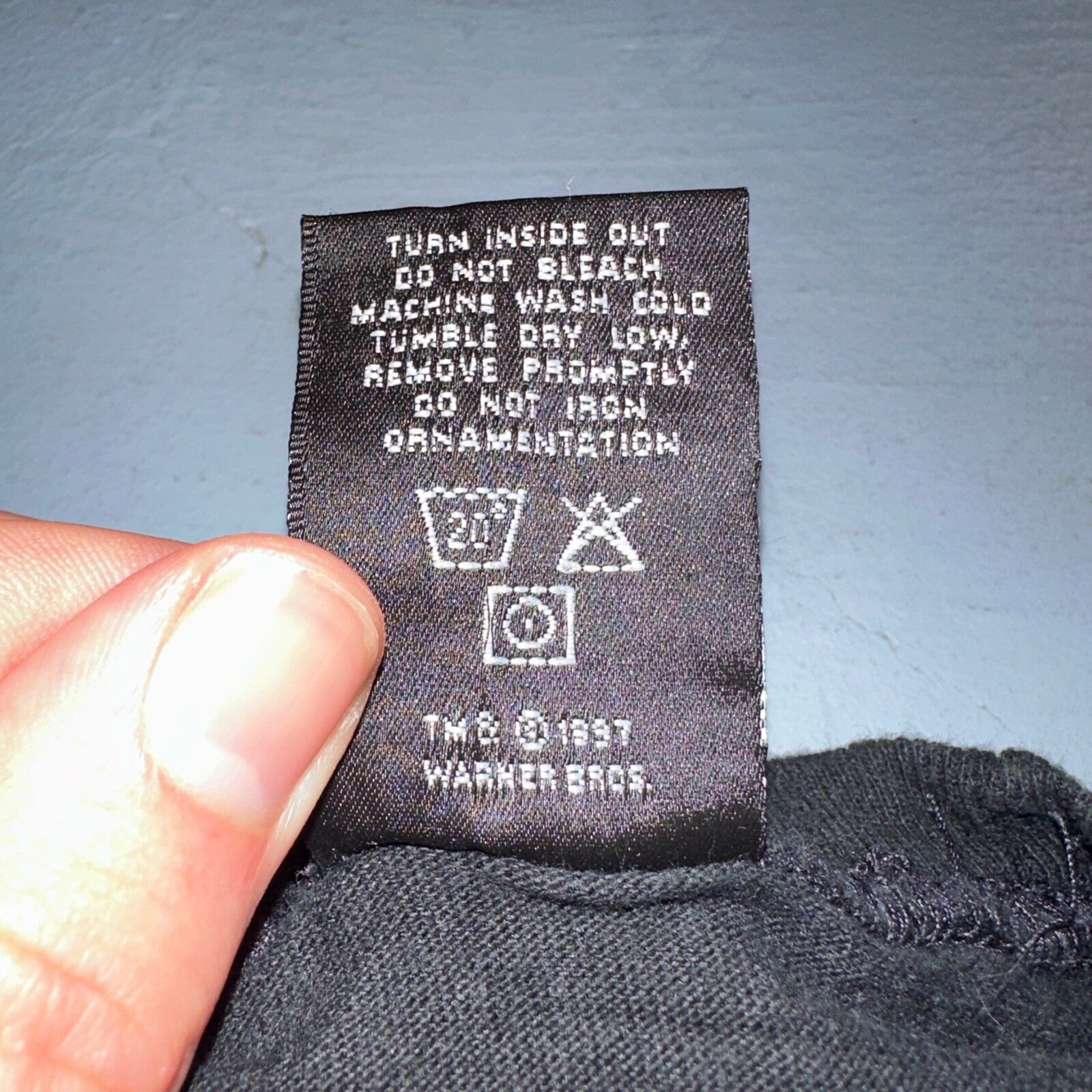 Vintage 1997 TAZ Tazmanian Devil WTF You Looking At Warner Bros Funny Joke Large