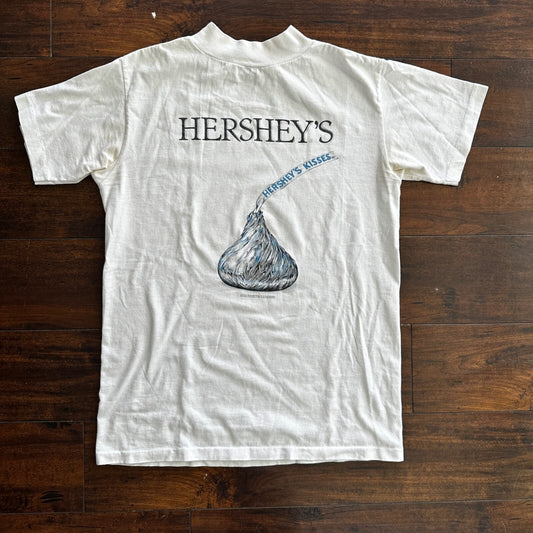 Hersheys Vintage T Shirt 90s Single Stitch Candy Snack Kisses Kiss Cute Funny