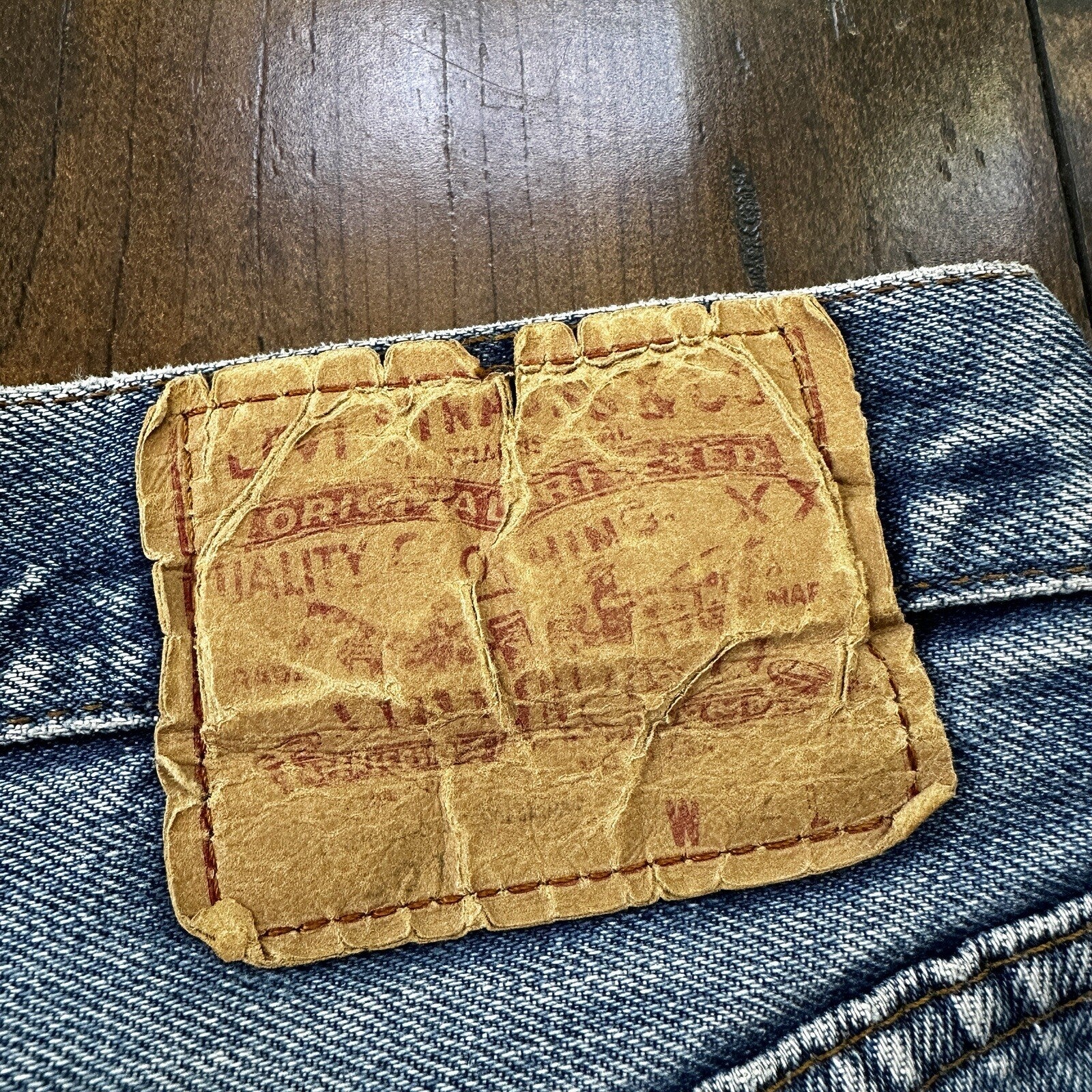 Levis Vintage 80s Redline Selvedge USA 501 XX Jeans 66 70s Light 32x36 Act 29x30