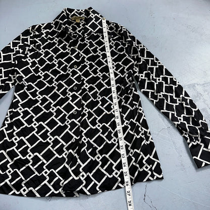 Koret of California Sz 16 Vintage Button Shirt Jacket Collar 70s Rockabilly 60s