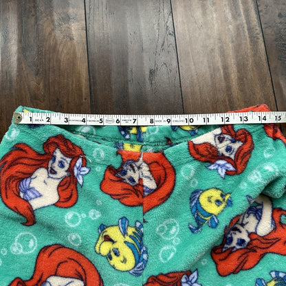 Disney Little Mermaid Ariel Flounder fleece pajama pants-RARE Vtg Womens