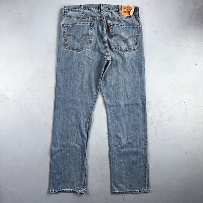 Levis 501 Vintage Y2K 90s XX Straight Leg Jeans Blue Light Wash 38x34 Act 37x34