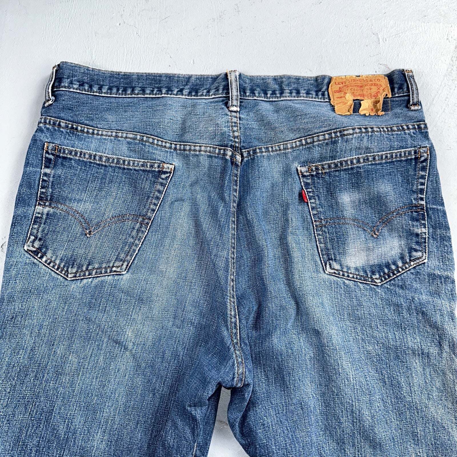 Levis VTG 517 0217 Jeans Mens 40x32 Blue Talon 70s USA Denim Single Stitch 38x31