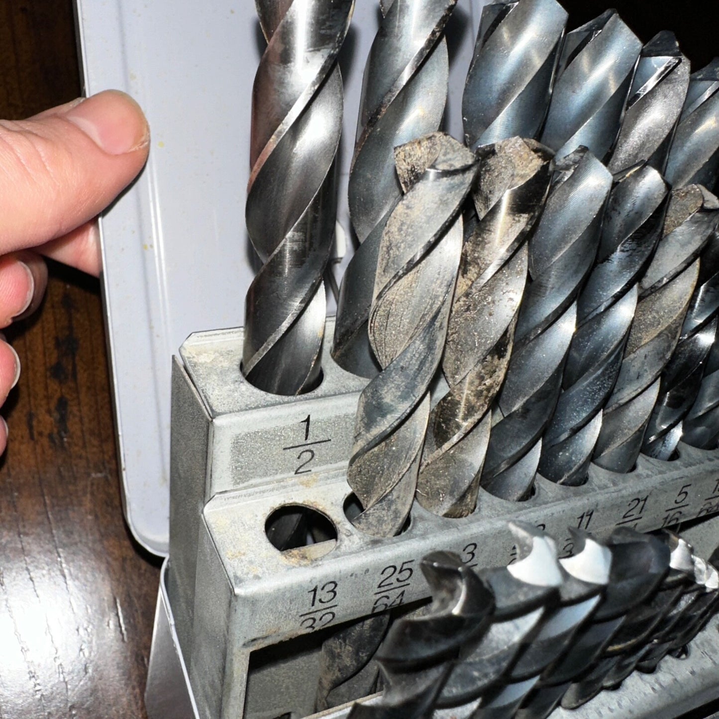 Triumph Drill 60 Piece Bit Set USA Industrial Grade Vintage Tools 1970s With Cas