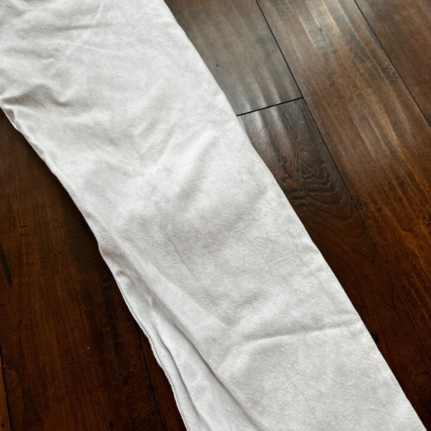 VTG USA Levis 501 Button Fly 90s Tag Jeans 80s 36x30 Act 32x29 Grey Faded White