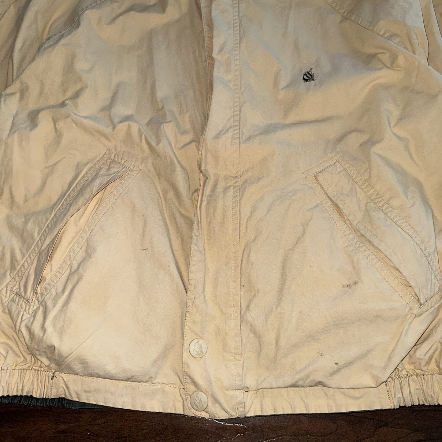 VTG 90s Nautica Reversible 90s Green Sport Jacket XL Green White Colorblock Sail