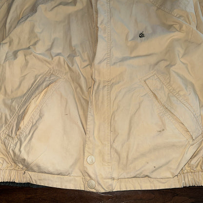 VTG 90s Nautica Reversible 90s Green Sport Jacket XL Green White Colorblock Sail