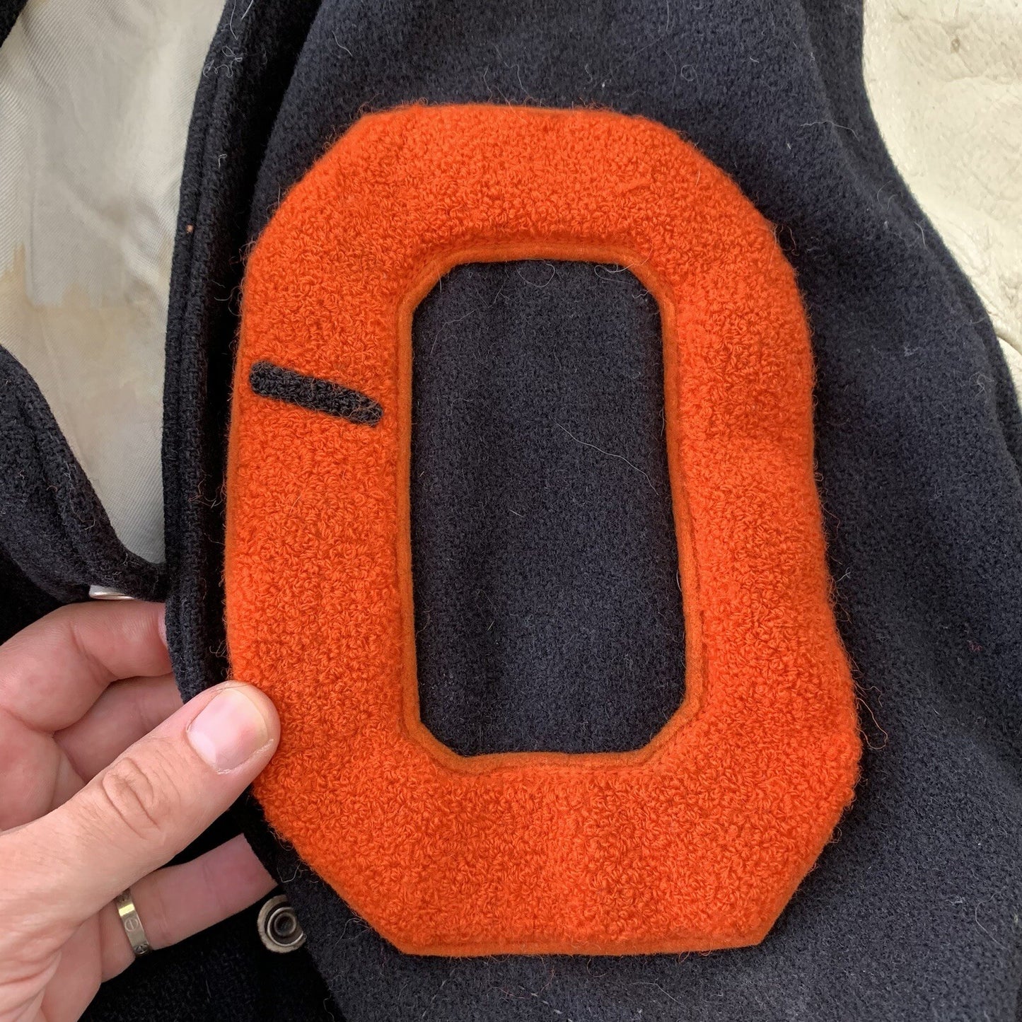 VTG 50s Wool Letterman OREGON Varsity Jacket Lasley Knitting 60s Rockabilly 1950