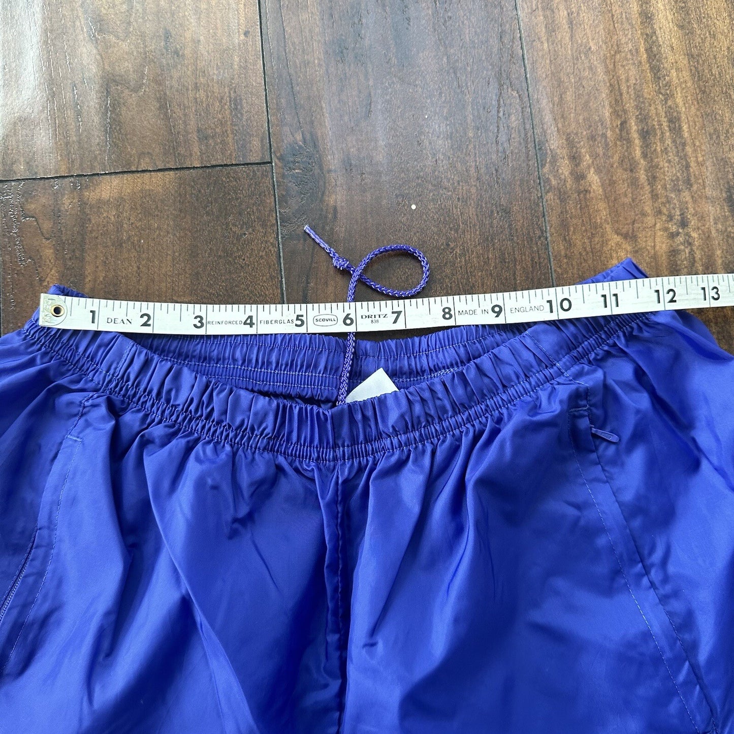 Nike Vintage 90s Gray Tag Windpants Track Pants Ankle Zip Unlined Purple L Women