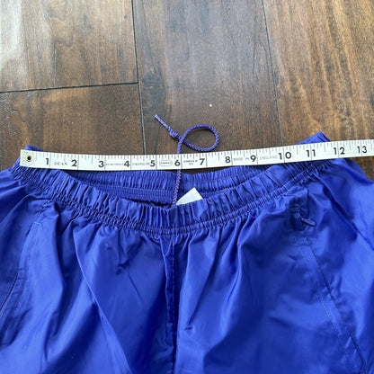 Nike Vintage 90s Gray Tag Windpants Track Pants Ankle Zip Unlined Purple L Women