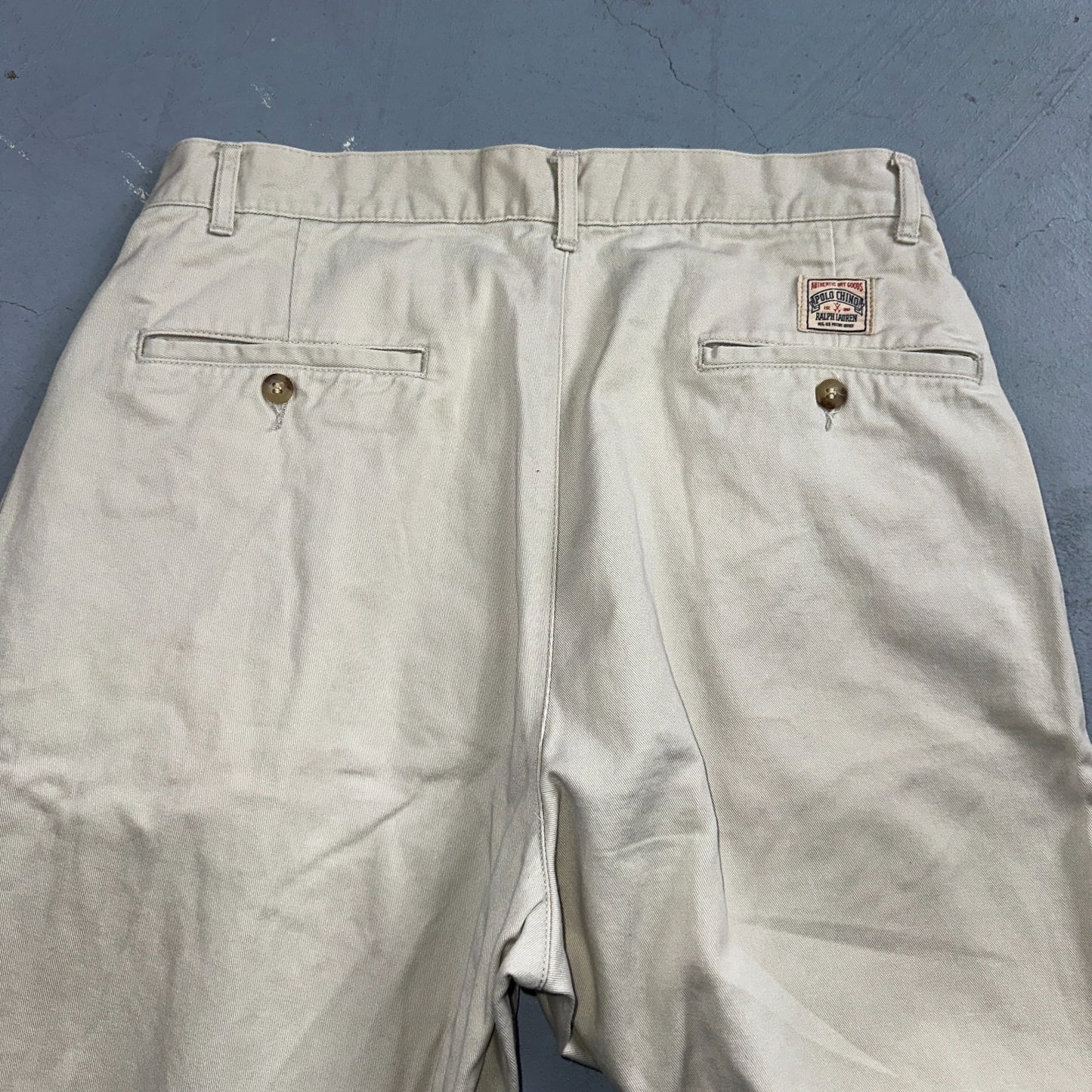 Polo Ralph Lauren Chino Pants Men's Size 29x31 Vintage Authentic Dry Goods