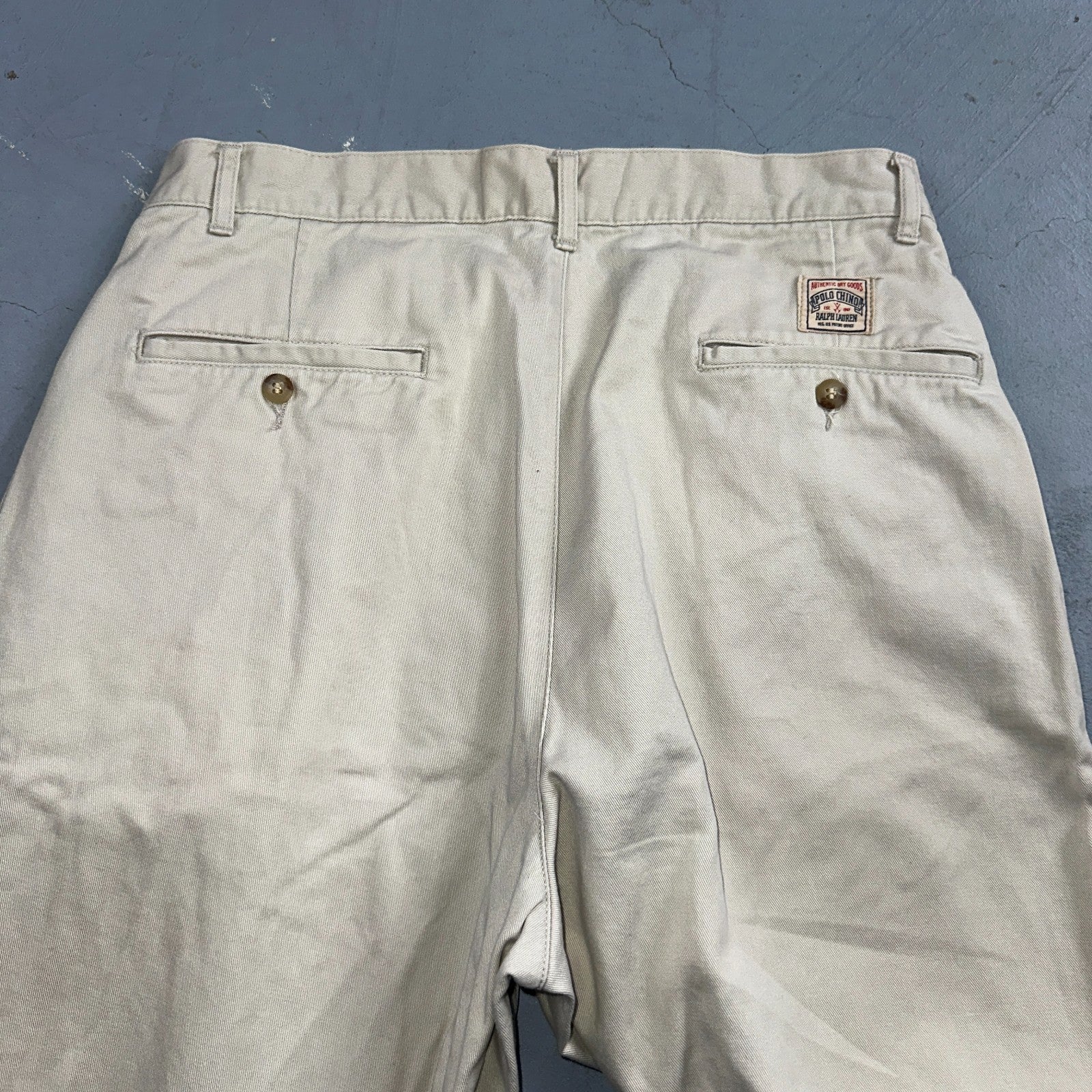 Polo Ralph Lauren Chino Pants Men's Size 29x31 Vintage Authentic Dry Goods