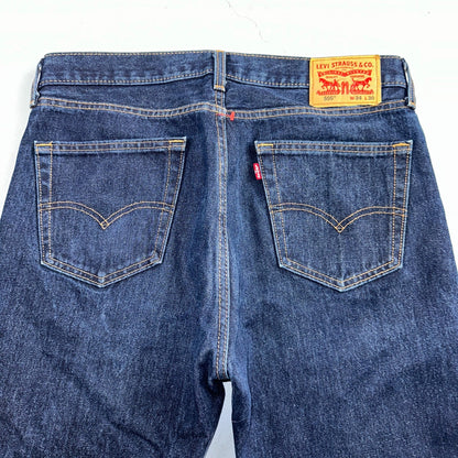 Levis 505 Vintage Y2K Straight Leg XX 2000s Jeans 34x30 Dark Wash Denim