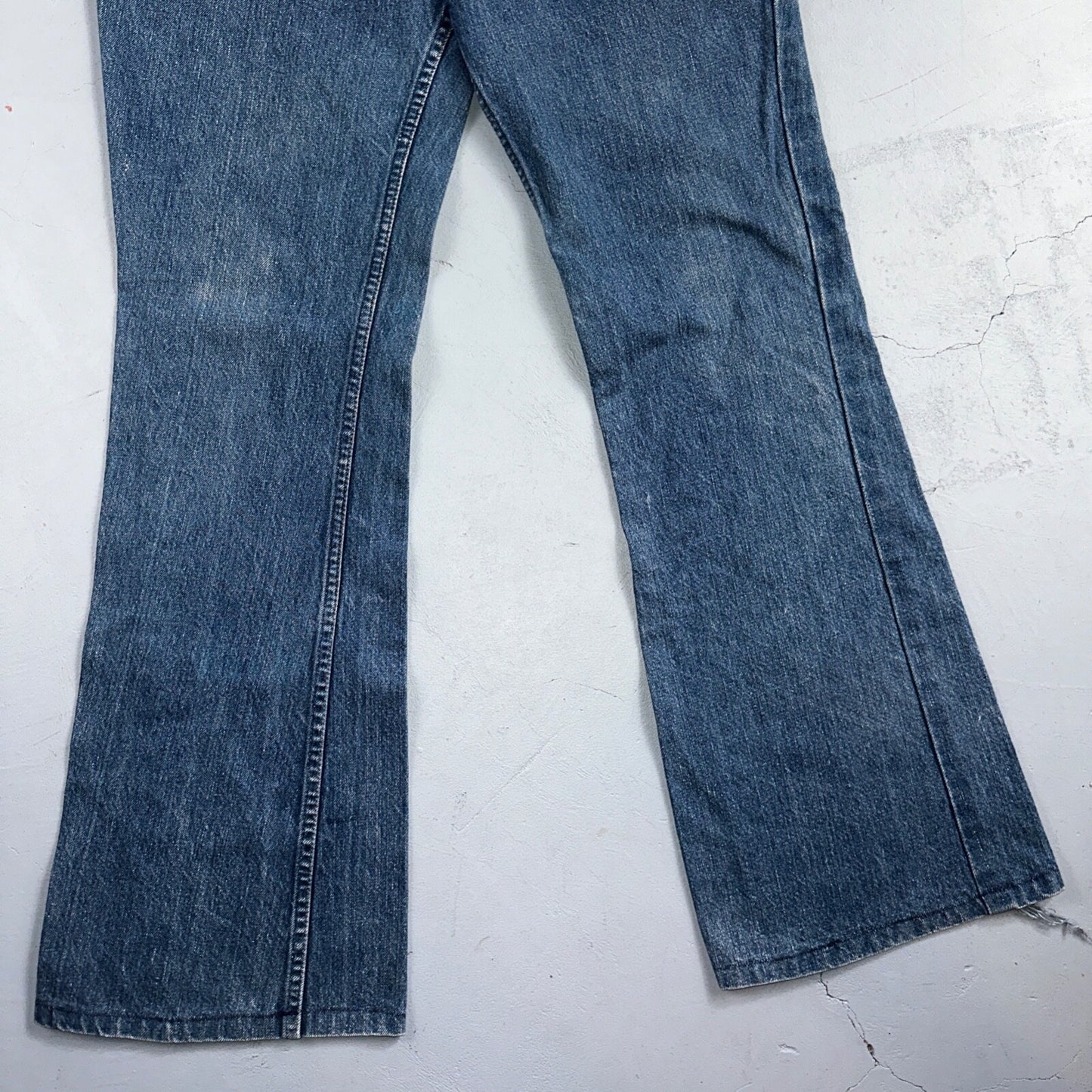 Levis 684 Vintage 70s USA Orange Tab Bootcut Flare Blue Bell Bottom Jeans 34x32